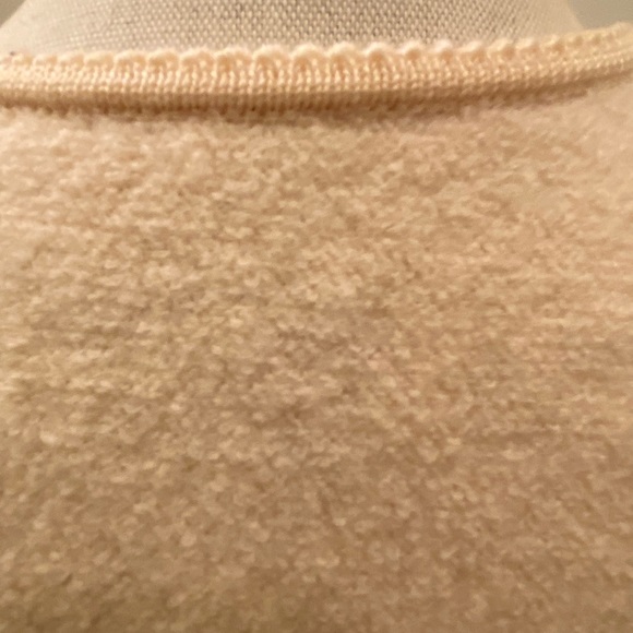 Geiger Womens Knit Cream Knit Blazer / Jacket w Crew Neck and Silver Buttons /S - Picture 11 of 16